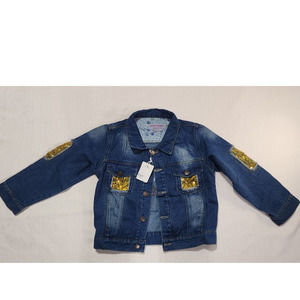 denim baby jacket size 14 by peacolate